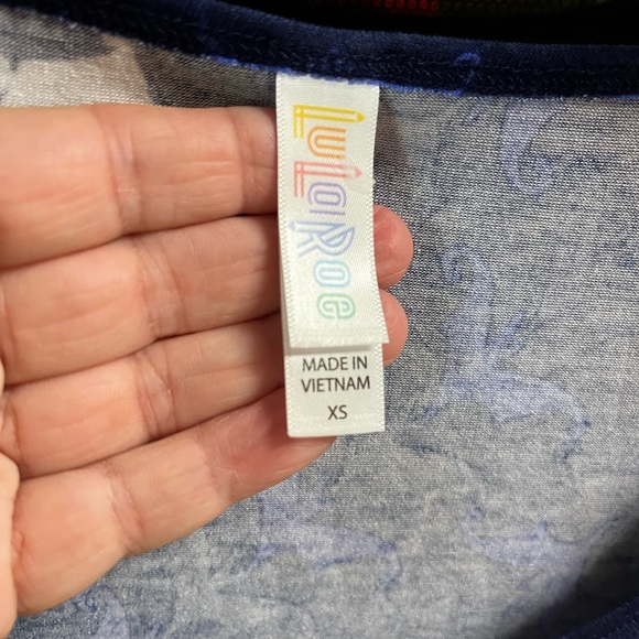 Jack Skellington Short Sleeve Swing Top - LuLaRoe Perfect T - Picture 4 of 9